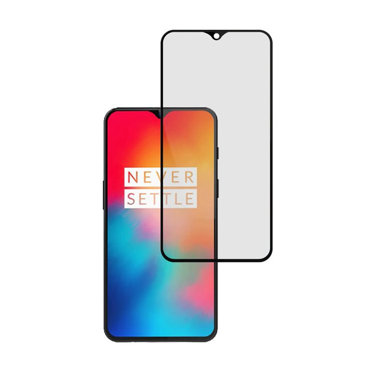 Dlix 2.5D silk print full glue tempered glass screen protector for OnePlus 6T